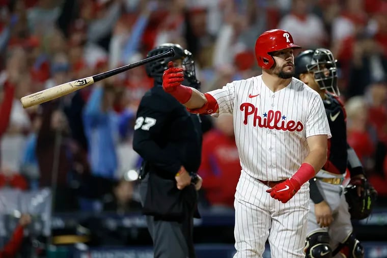 Kyle Schwarber heating up right on schedule as the Phillies make another  push for the World Series
