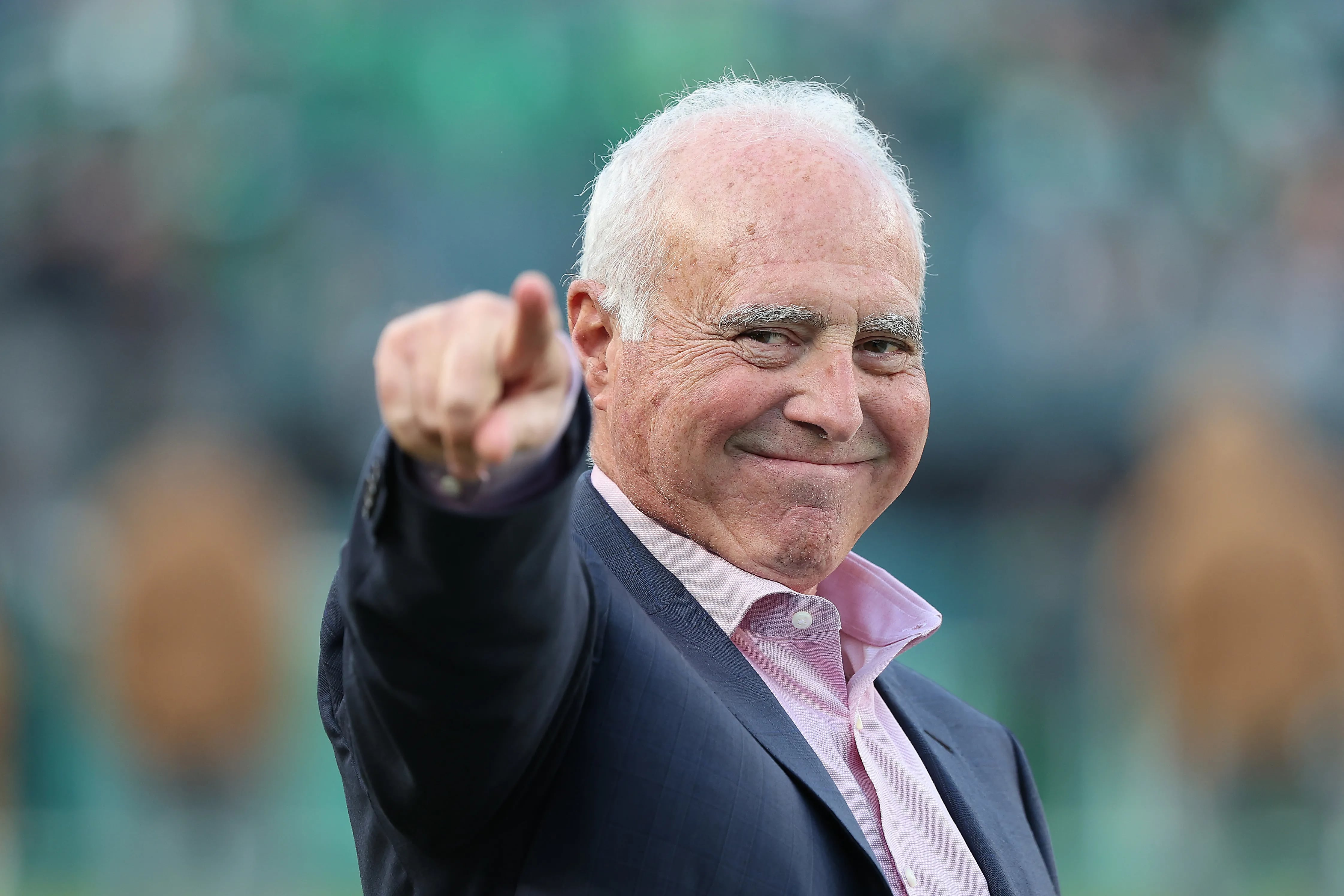 Eagles owner Jeffrey Lurie has good reason to be happy this season. 