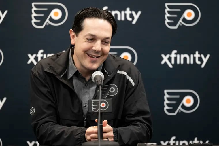 This NHL draft will mark Danny Brière's second as Flyers general manager.