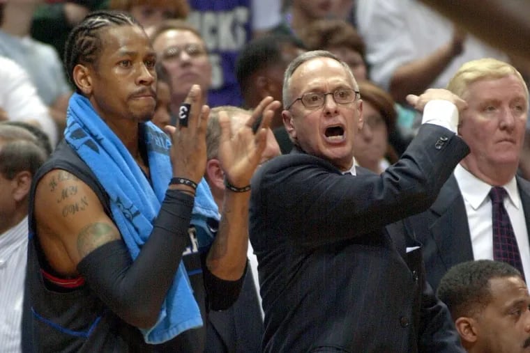 Larry Brown finally made it to the NBA Finals in 2001 as the Sixers' coach.