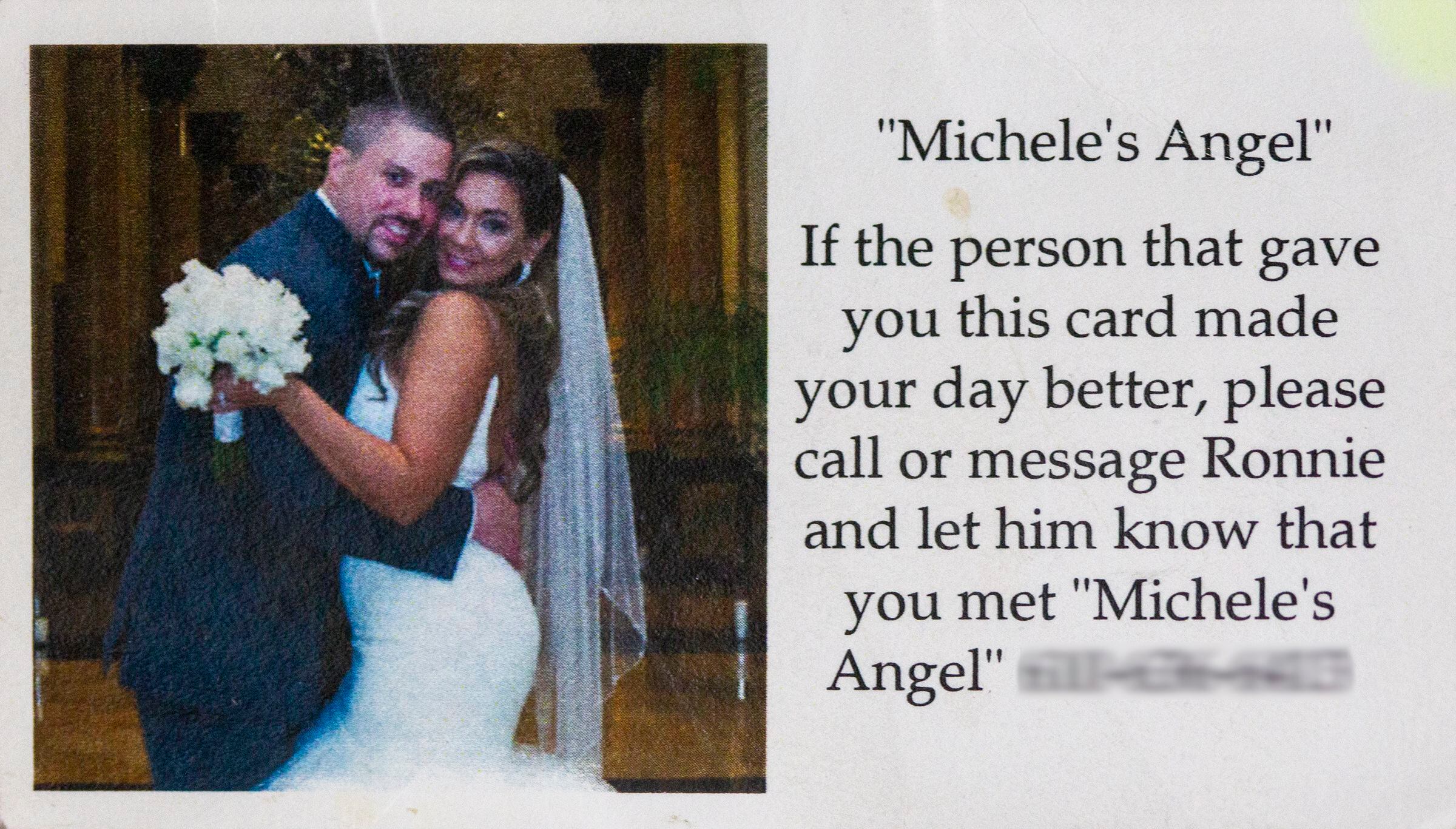 Michele s Angel is helping a young widower heal and doing good