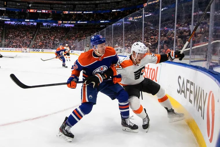 Flyers blow a late lead and fall to the Edmonton Oilers, 4-2, while ...