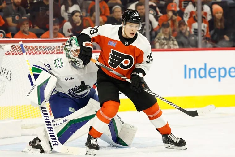 Flyers winger Matvei Michkov grew up watching Alexander Ovechkin. Tuesday night, he will line up against him for the first time.