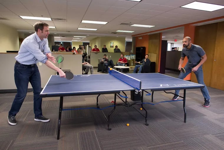 Paddle power: Employers find net profits in ping-pong