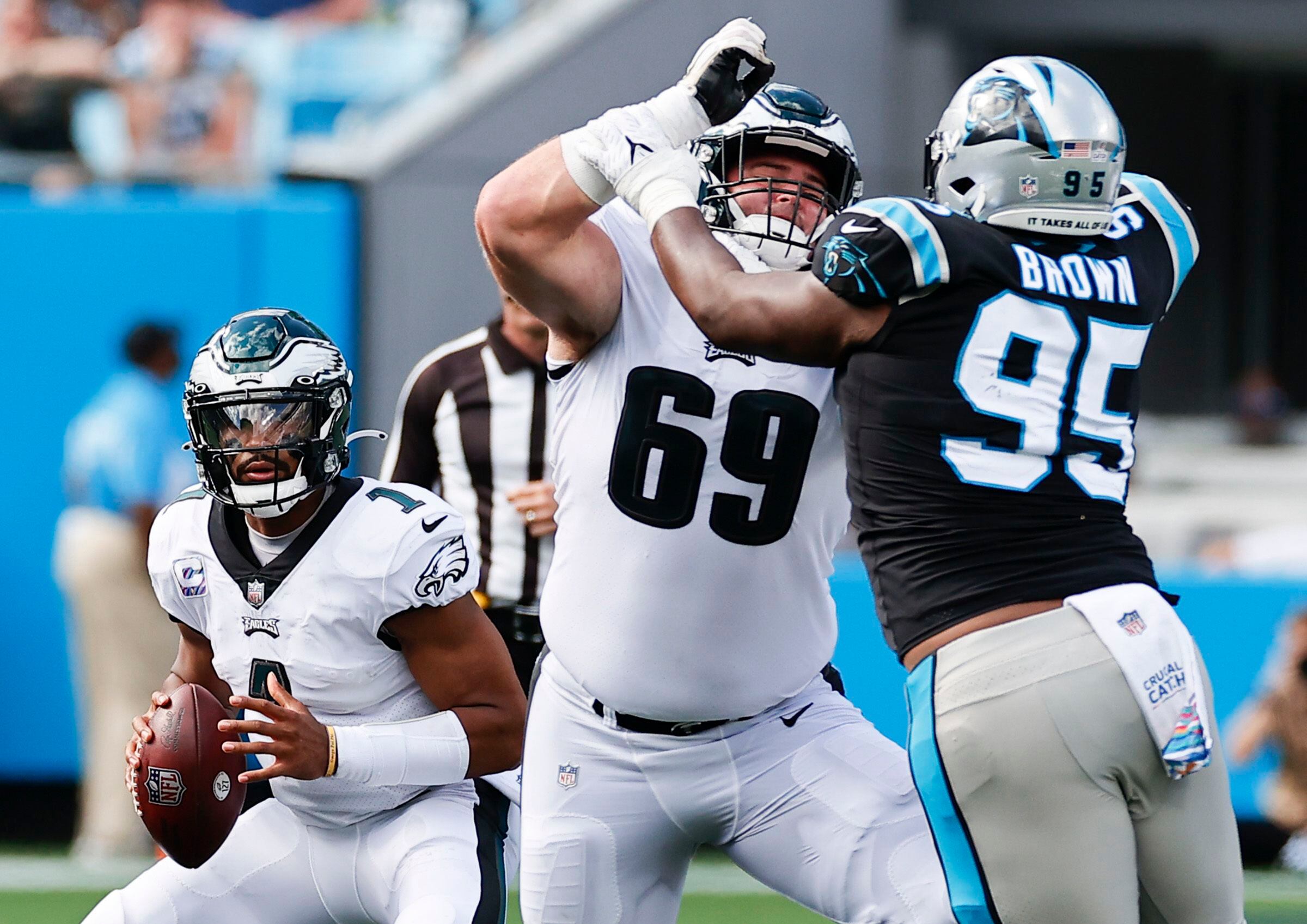 Jordan Mailata on 'blossoming' chemistry with Landon Dickerson – NBC Sports  Philadelphia