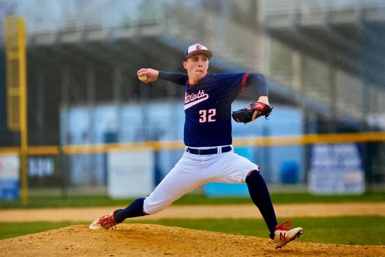 Nick Bitsko of Central Bucks East was the No. 24 overall selection in the first round of the MLB draft by the Tampa Bay Rays.
