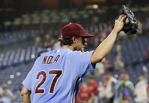 The Philadelphia Phillies crumble in the Ninth Despite Aaron Nola's  Dominance - Sports Illustrated Inside The Phillies