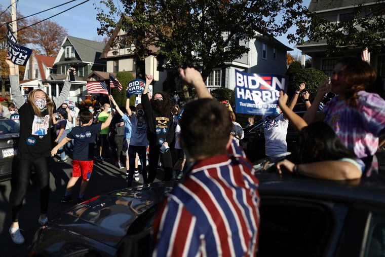 Scranton Celebrates As Joe Biden Wins The Election And Pennsylvania