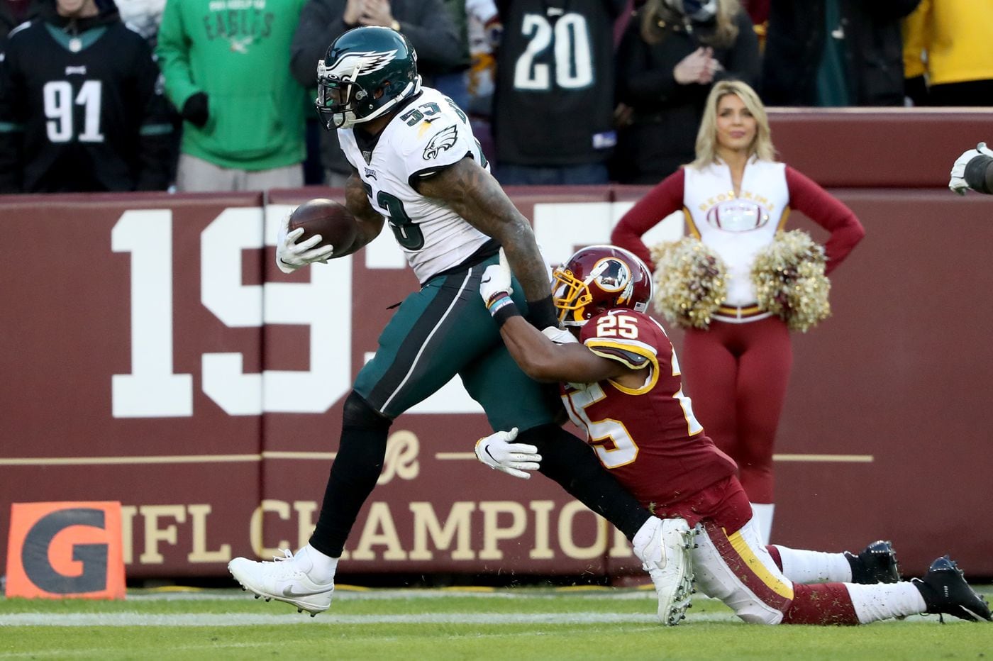 Eagles Backdoor Cover Over Redskins By Nigel Bradham Gets