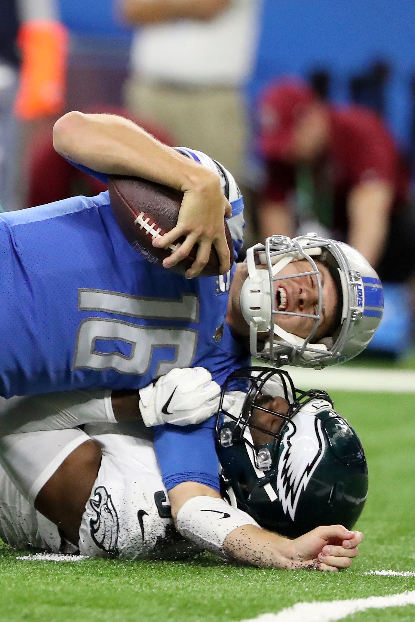 Philadelphia Eagles' Jonathan Gannon-led defense stifles Detroit Lions with  season high in quarterback hits