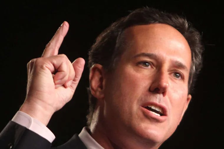 Former Sen. Rick Santorum of Pennsylvania is basking in the positive reviews he got after taking on Texas Gov. Rick Perry on Thursday.