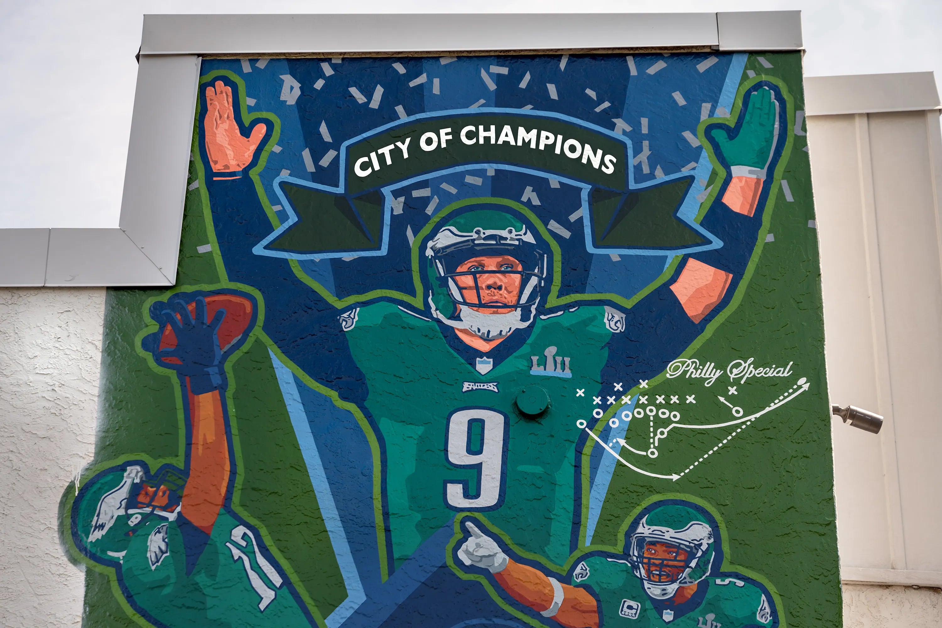 Philly Special Mural: A New Eagles Mural Goes Up In South Philadelphia