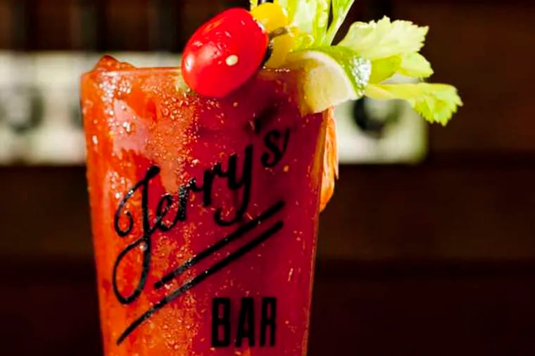 Bloody Jerry as served at Jerry's Bar (129 W. Laurel St.) in Northern Liberties.