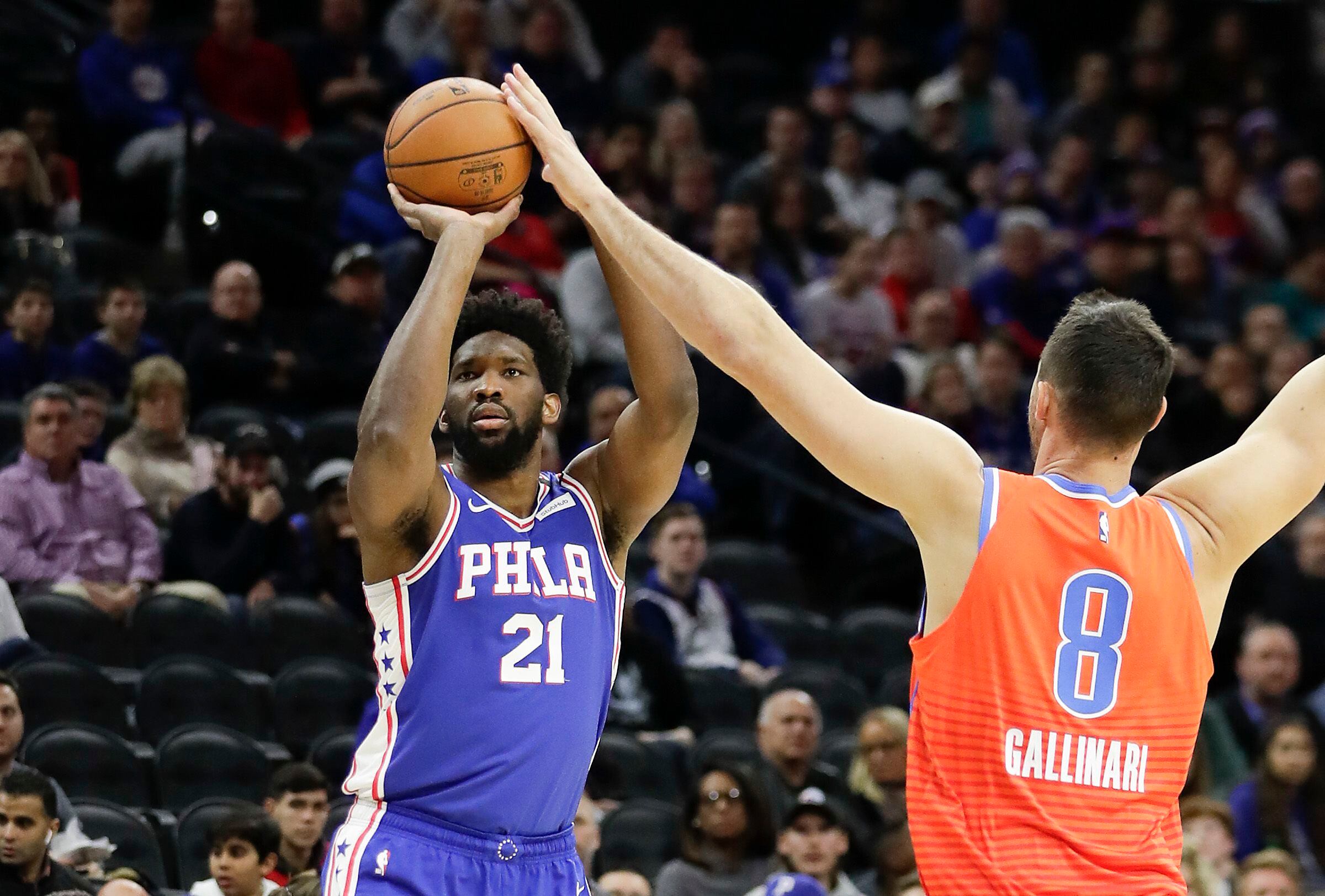 NBA: Ben Simmons stats, 76ers vs Thunder, Paul George video, Joel Embiid