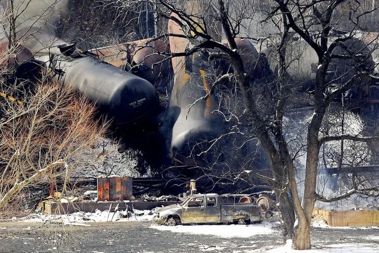 An oil-train derailment near Mount Carbon, W. Va., last week in which probers say the train adhered to the speed limit and the cars that ruptured were of a newer design the industry has touted as safer.