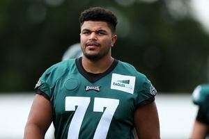 Philadelphia Eagles lose left tackle Andre Dillard for season with biceps  injury - Revenge of the Birds