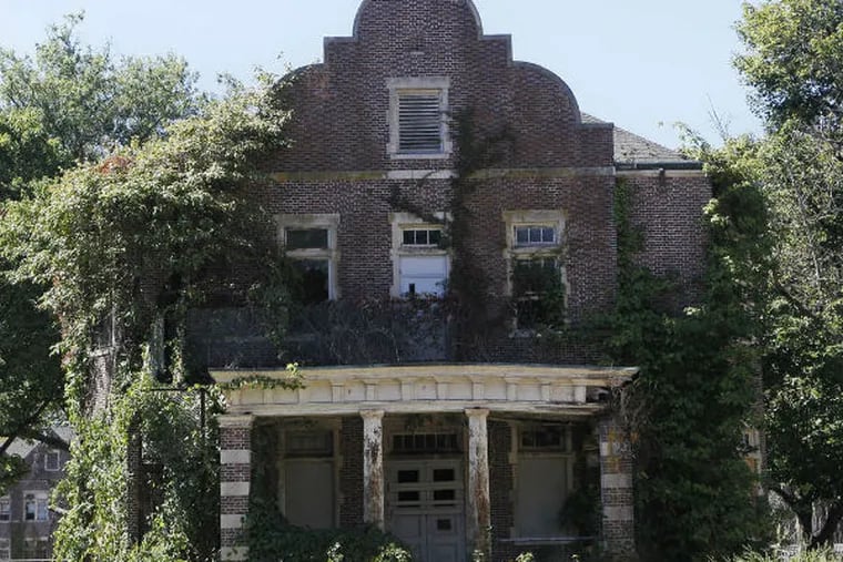 A 2010 photo shows the condition of the buildings and grounds on the site of Pennhurst State Hospital, which has been closed since 1987. (Associated Press)