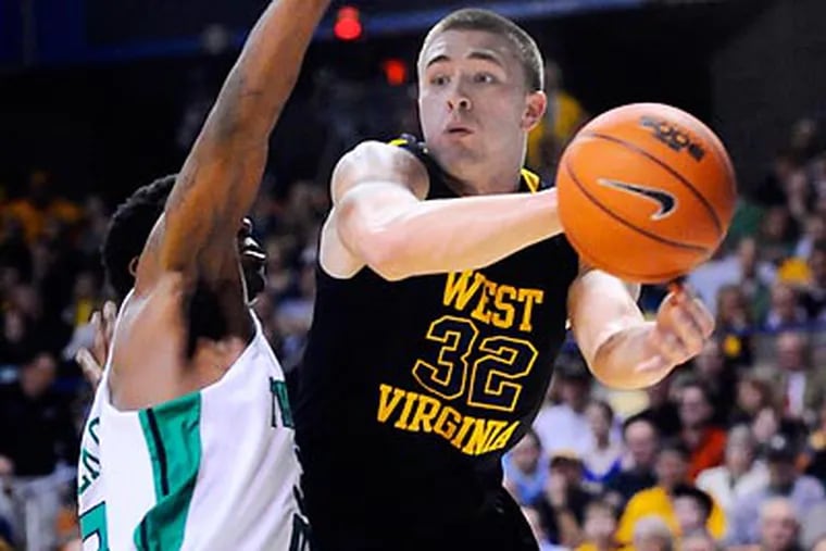 Dalton Pepper will have two years of eligibility left at his new school after he transfers from West Virginia. (Jeff Gentner/AP file photo)