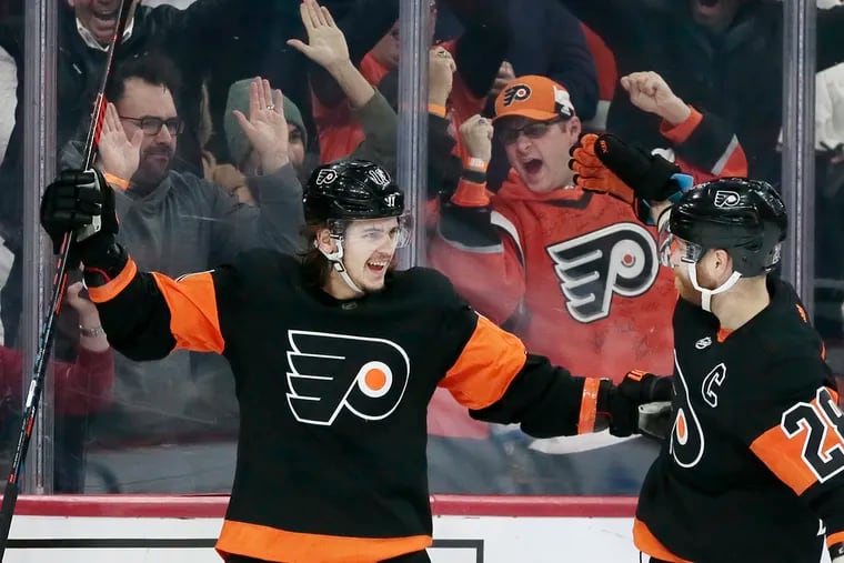 Flyers re-sign Travis Konecny to six-year deal