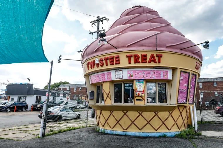 Mohammed Nasher, the latest owner of the Mayfair ice cream stand Twistee Treat, is selling the business for $150,000 — plus $1,800 a month in rent for the giant pink ice cream cone at 3401 Longshore Ave.
