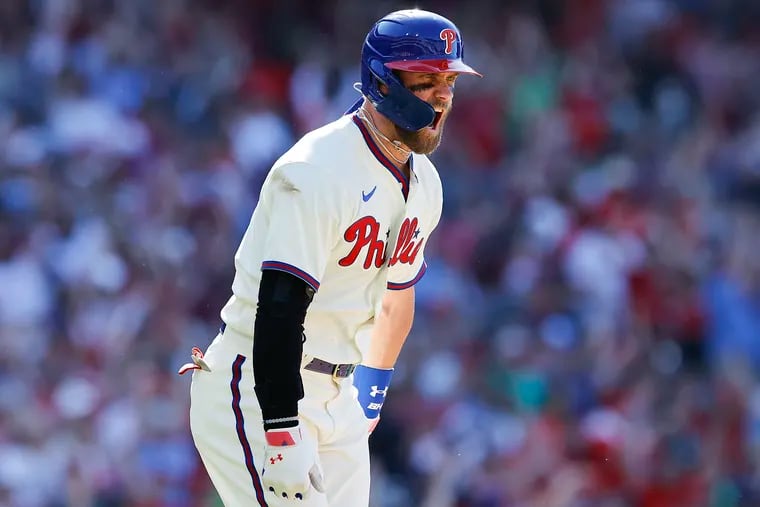Phillies beat Cubs 7-5 with Bryce Harper walk-off grand slam