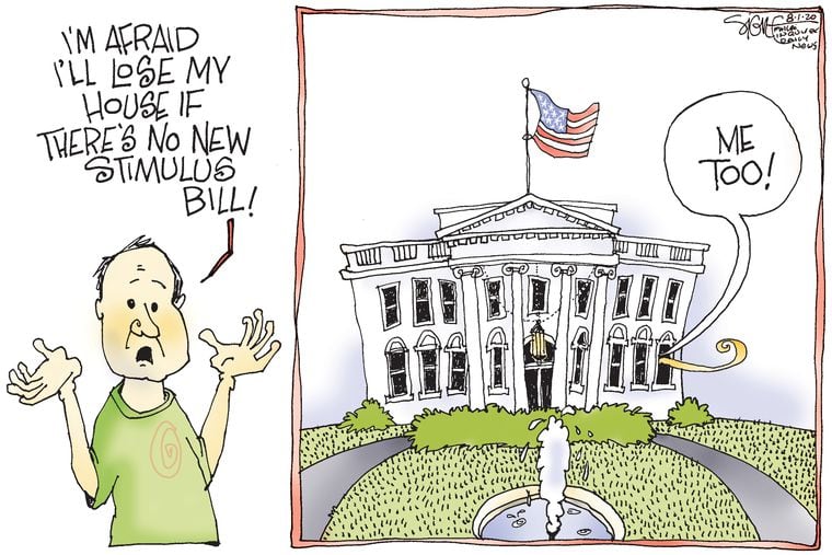 political-cartoon-stimulus-plan-for-white-house-housing