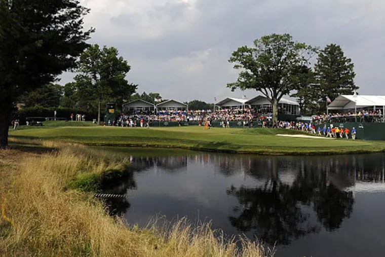 The 17th hole during the final round of the AT&T National at Aronimink Golf Club on July 3, 2011 in Newtown Square, Pennsylvania. (Stan Badz/PGA TOUR)