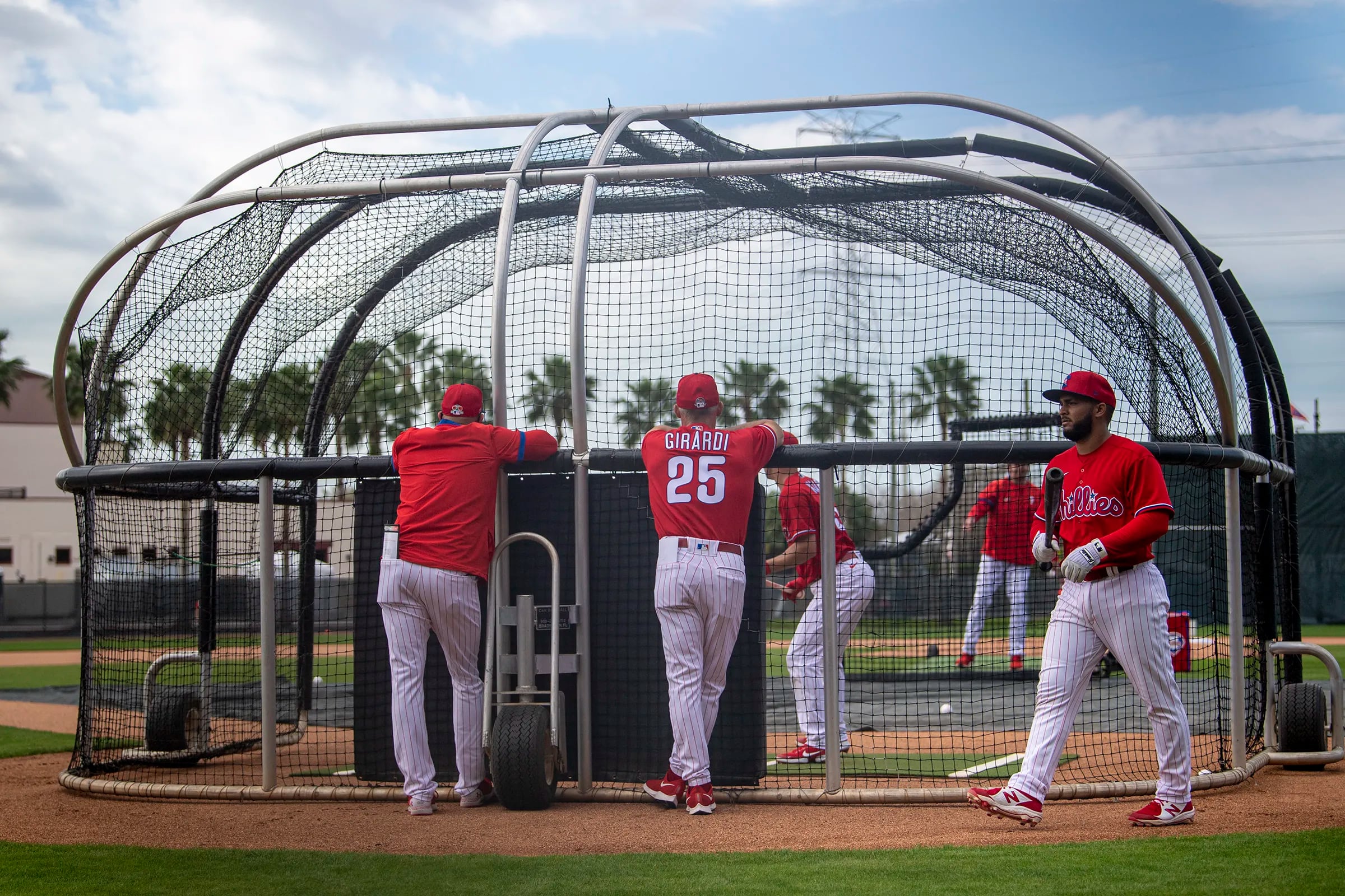 Phillies start their spring training workout in Clearwater