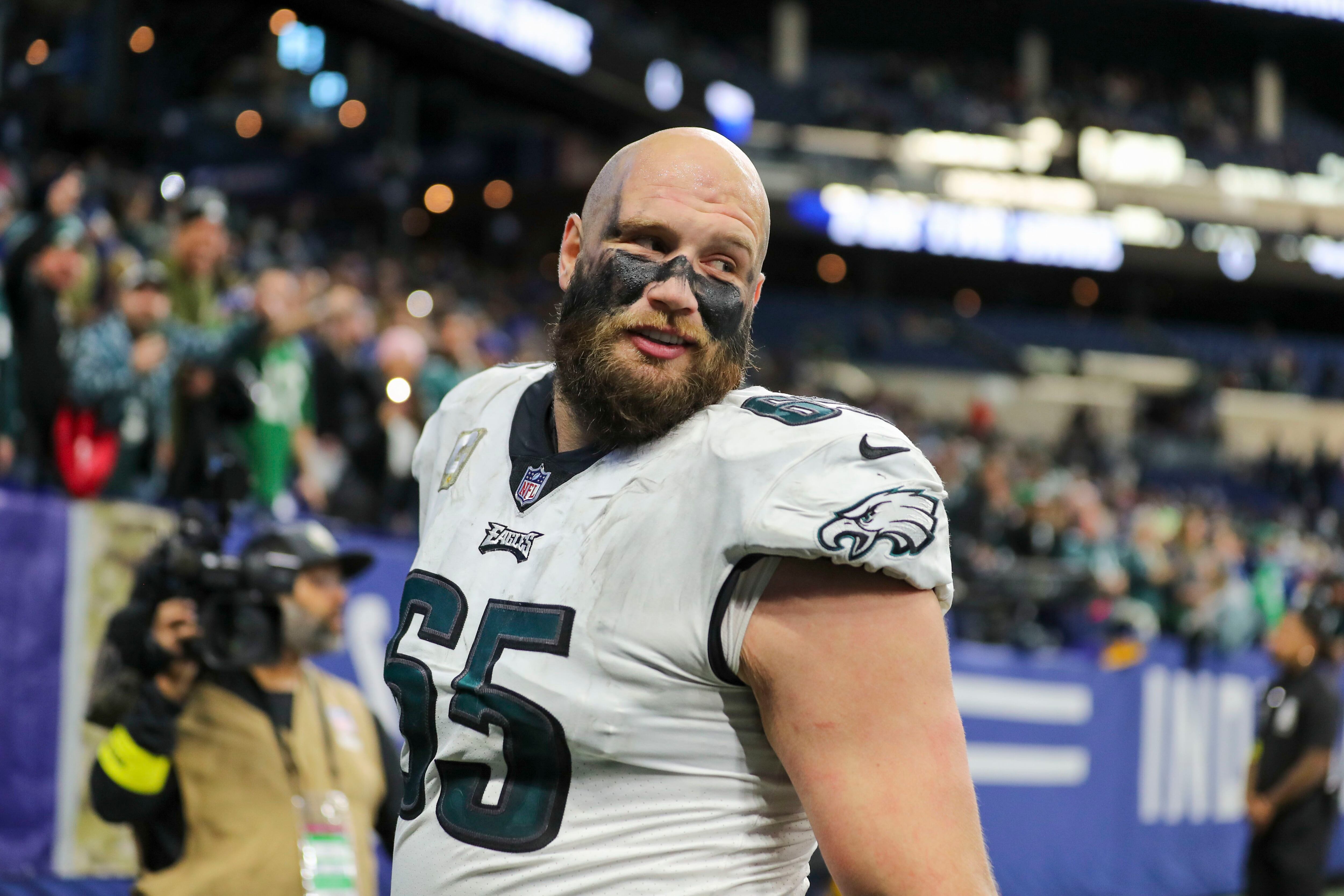 Philadelphia Eagles right tackle Lane Johnson named to third