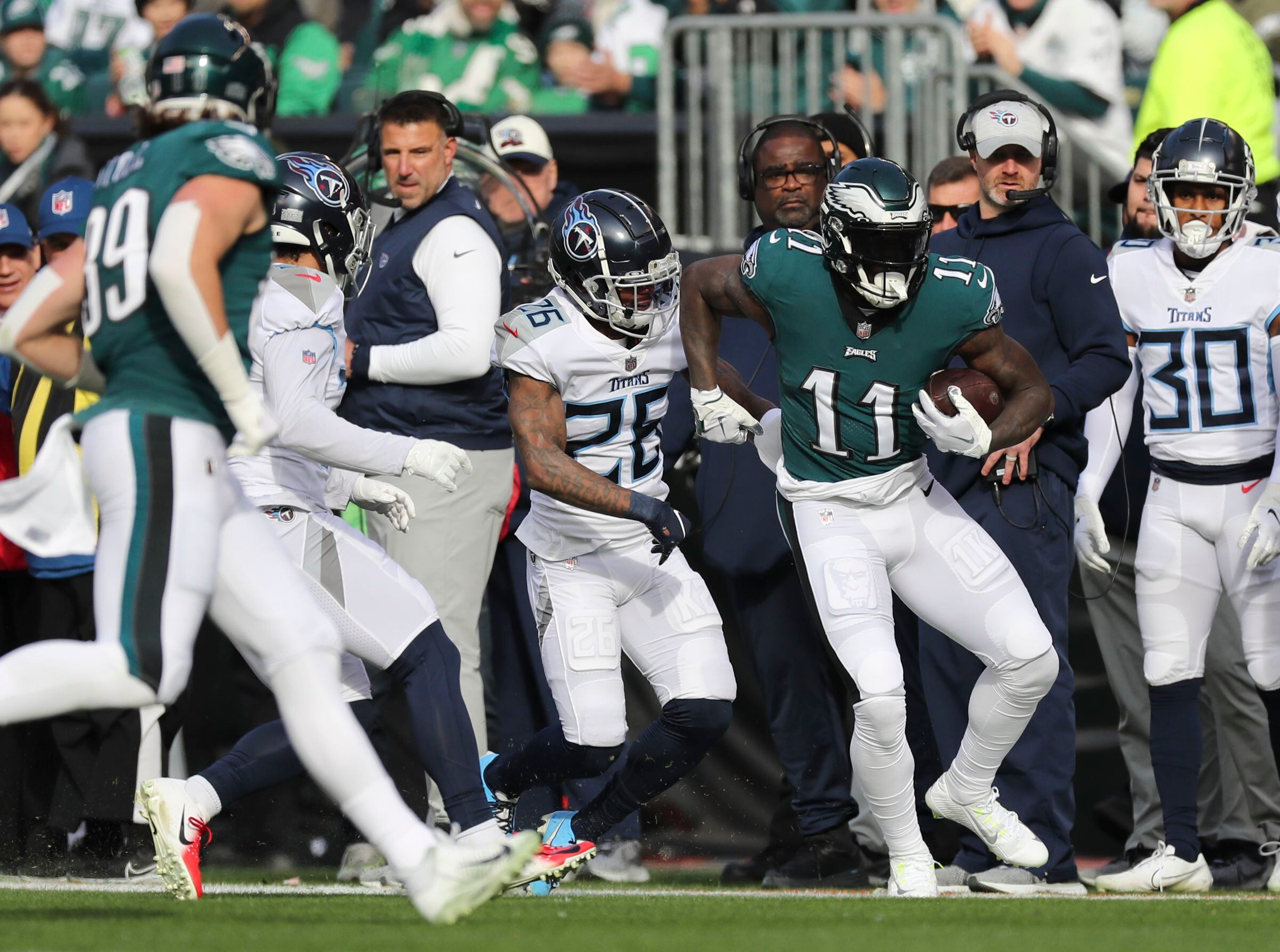 Eagles' Brown relishes win over Titans: 'It's been personal since