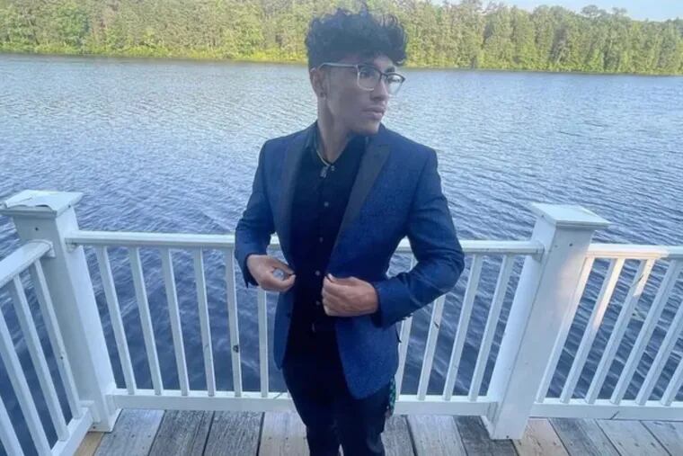 In a recent photograph, Victor Rodriguez, an 18-year-old senior at Pitman High School, who drowned while swimming across Alcyon Lake.