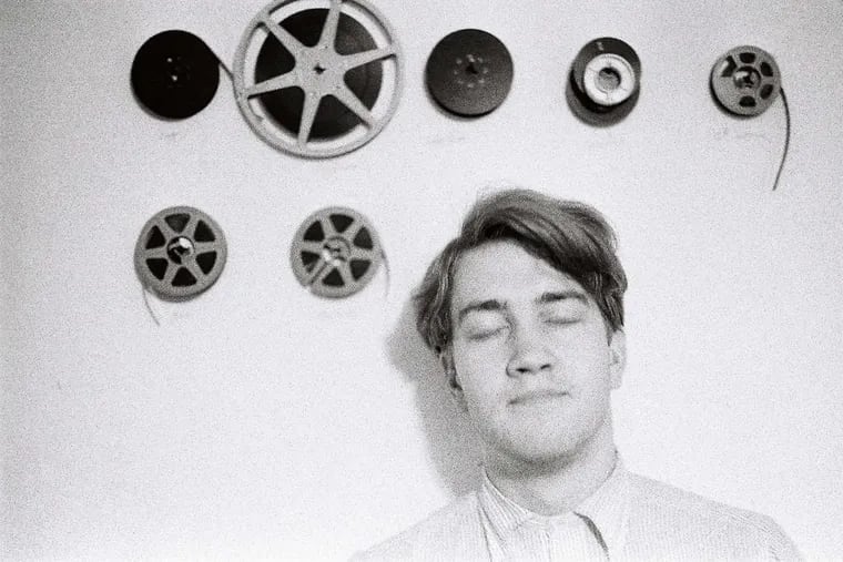 David Lynch in the late 1960s, when he was an art student living in Philadelphia.