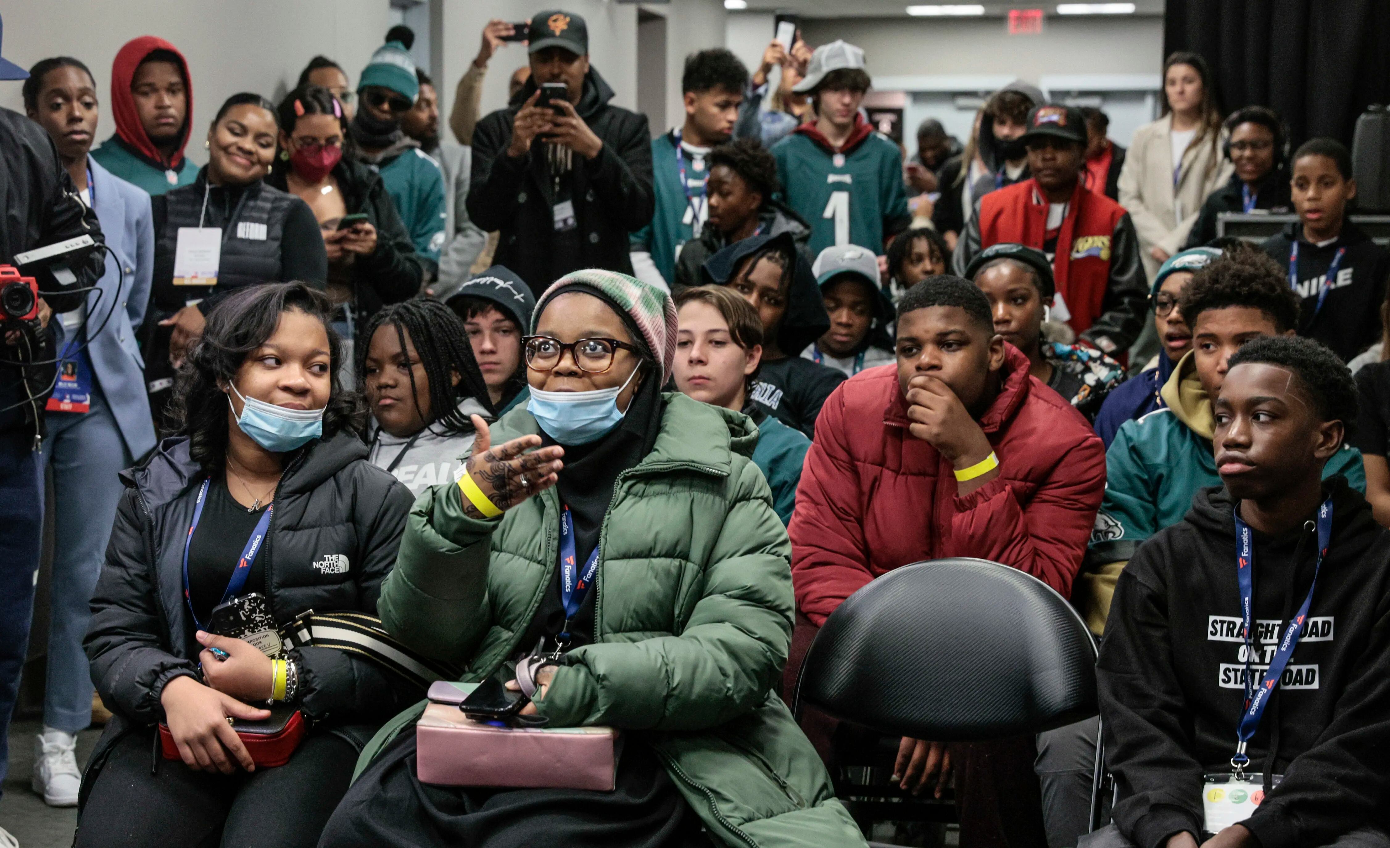 THE PHILADELPHIA INQUIRER: Eagles, Sixers, Meek Mill host an event for  families negatively affected by the criminal justice system — Fanatics Inc