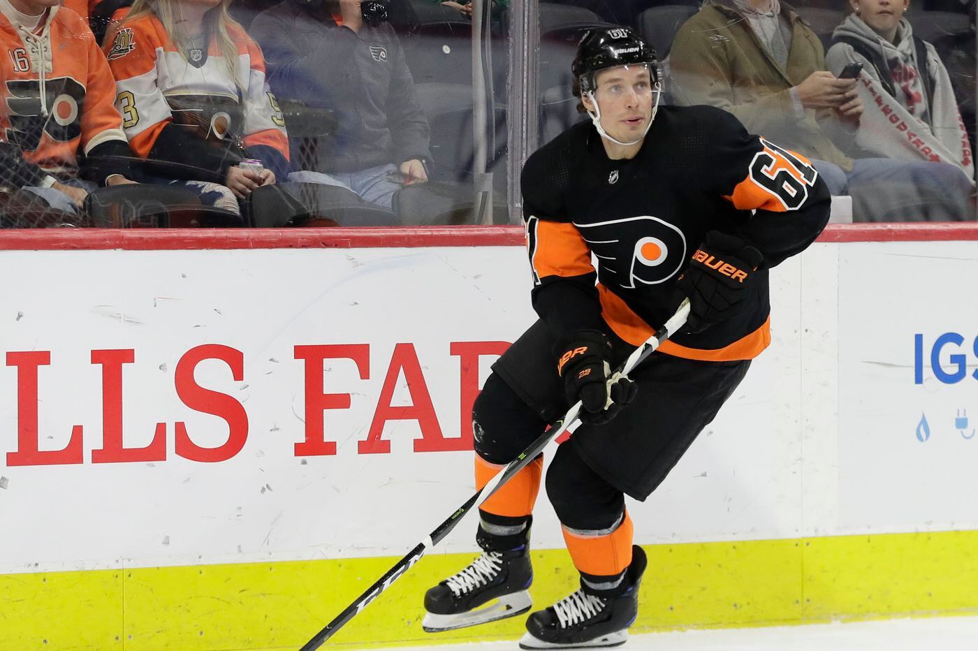 Flyers defenseman Justin Braun sidelined for several weeks with groin ...