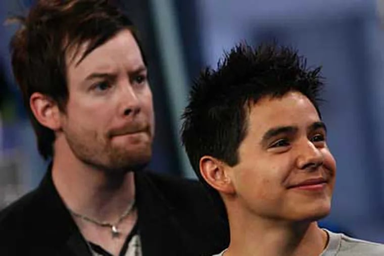 "American Idol" finalists David Cook, left, and David Archuleta both have new albums coming out.