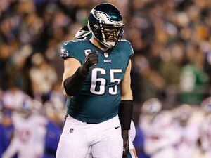 Jason Kelce and Lane Johnson are toughness personified as the Eagles  pulverize the Giants in the trenches