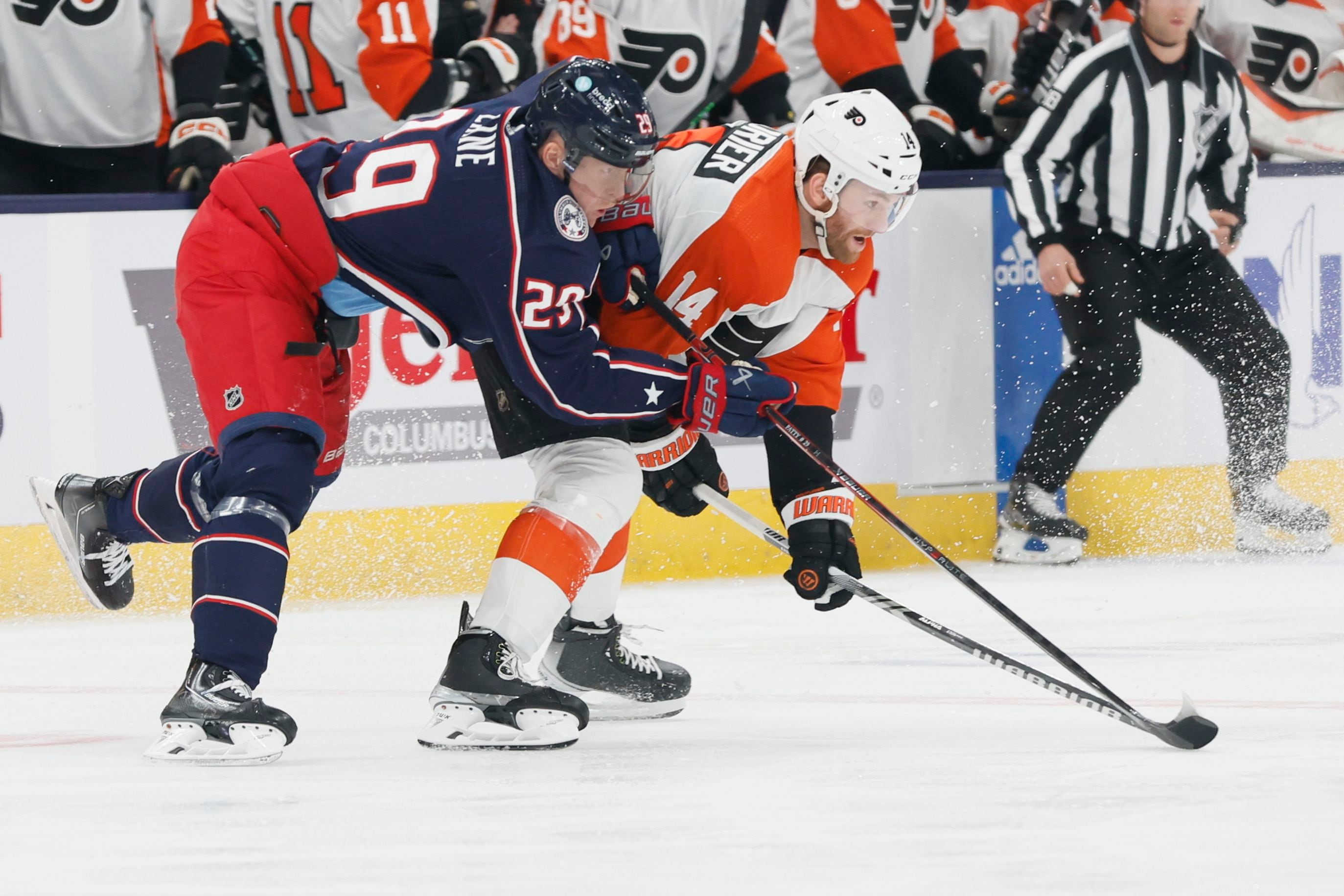 Flyers Defeat Blue Jackets, 4-2, For 1st Win of the Season - Flyers Nation