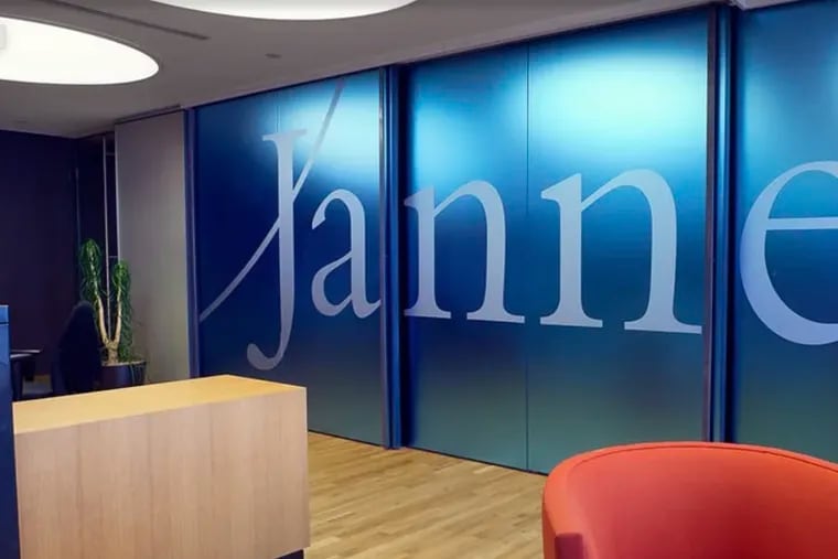 Office lobby at Janney Montgomery Scott headquarters, Philadelphia