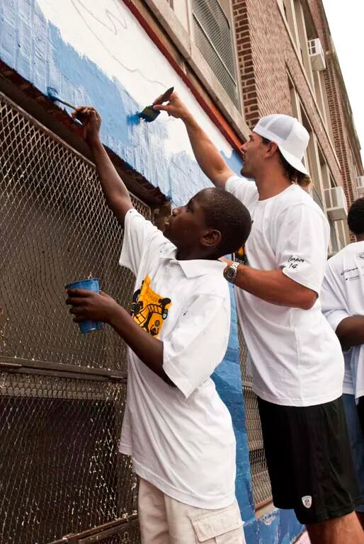 Eagles' 17th annual playground build