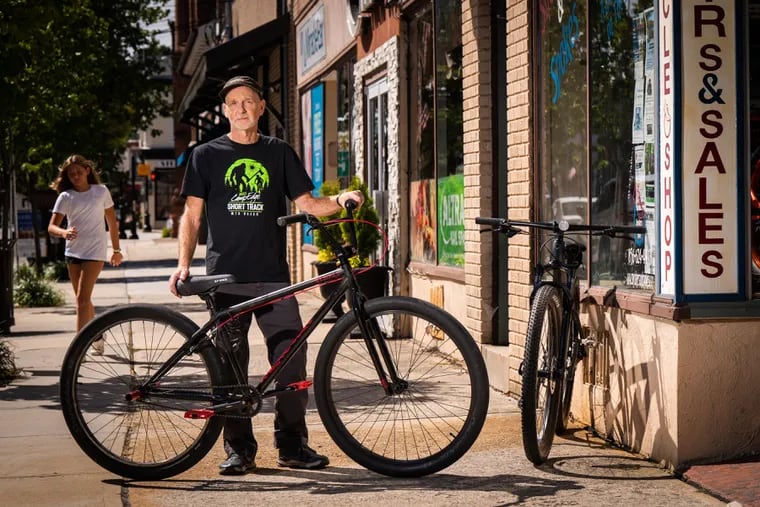 Mike Fraser, owner of Sneakers & Spokes in Woodstown, N.J.