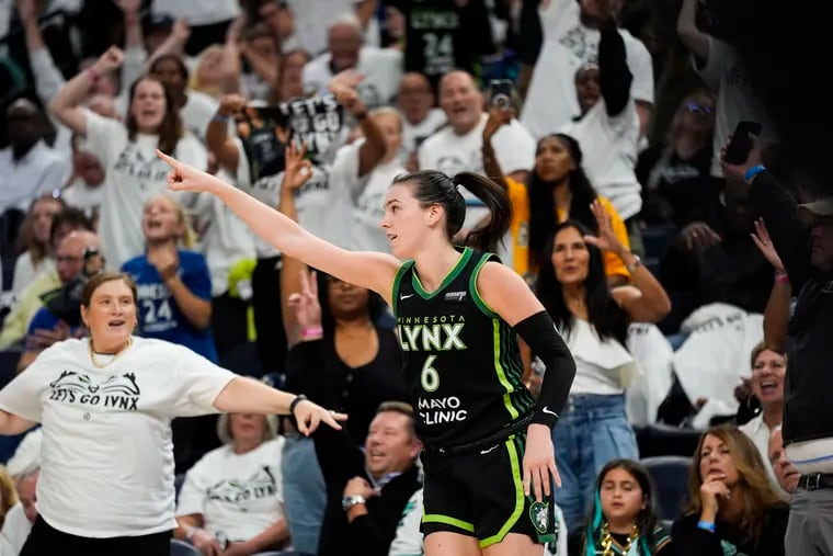 Minnesota Lynx forward Bridget Carleton hit the game-winning free throws with 2 seconds left on Friday night in Minneapolis.