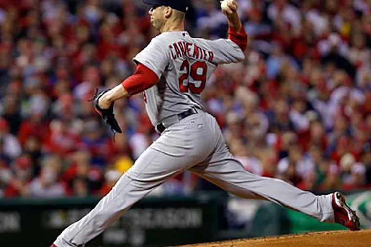 Cardinals' Chris Carpenter to face Phillies on short rest in NLDS 