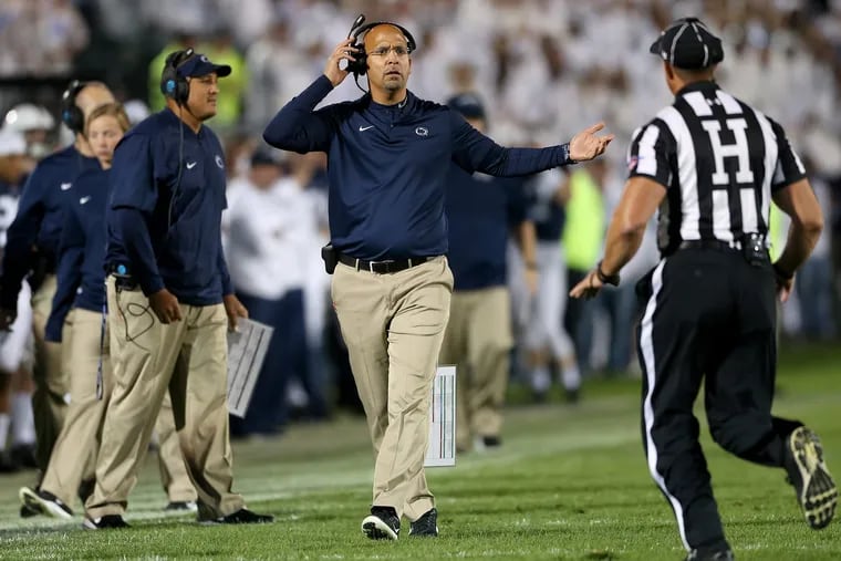 James Franklin and Penn State are looking to bounce back from a disappointing loss to Ohio State.
