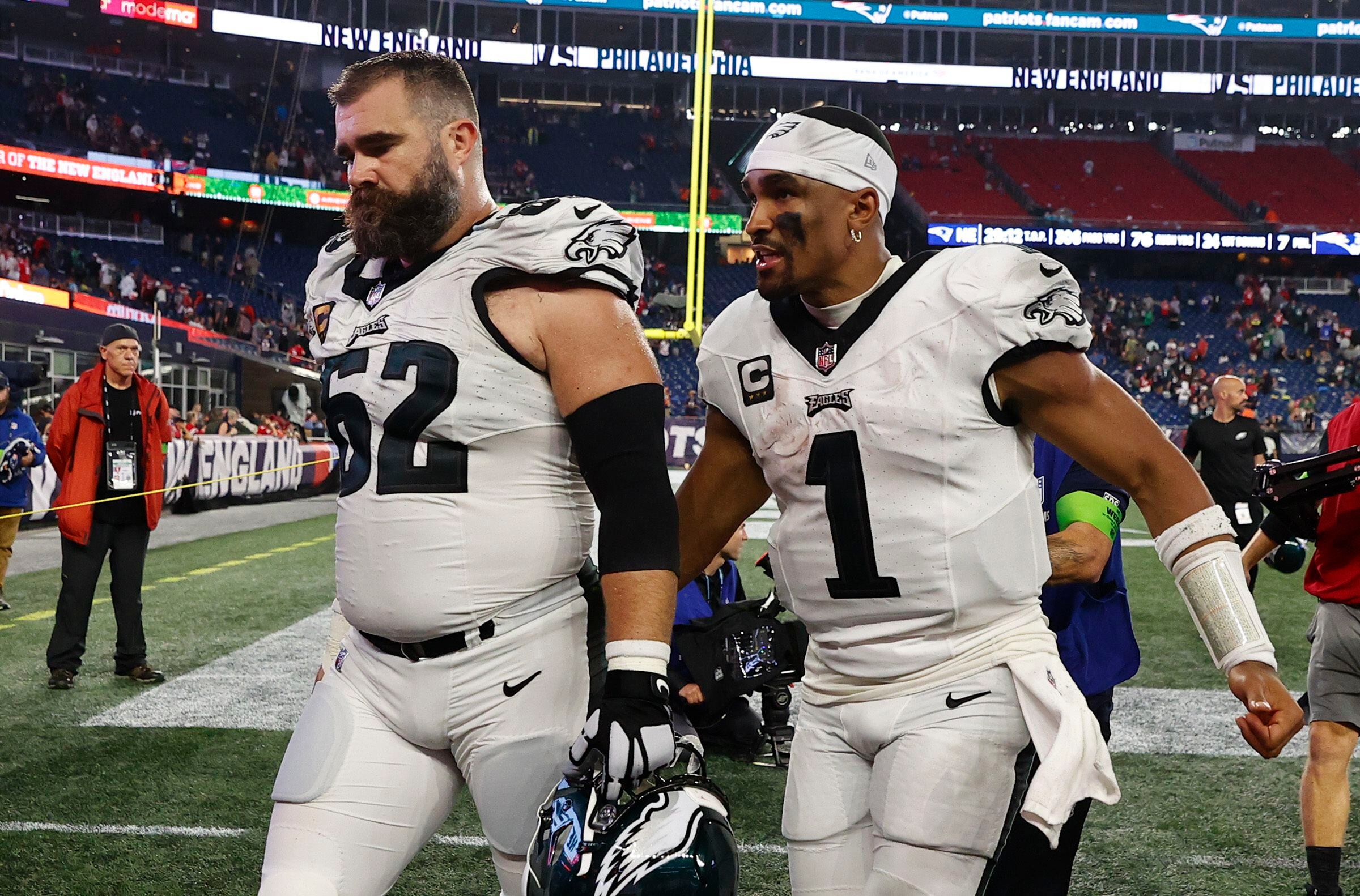 Why the Eagles' DeVonta Smith did a 'rock the baby' TD celebration