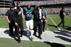 Brandon Graham tweets message following potential Achilles injury - On3