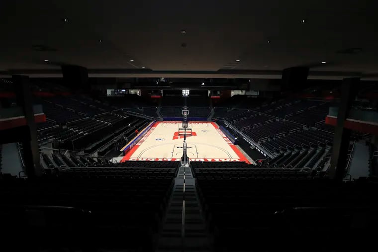 Dayton Arena, where the play-in round of the NCAA tournament was supposed to take place starting March 17.