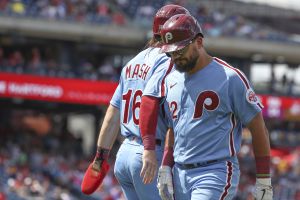 Phillies' Kyle Schwarber day to day with calf injury – NBC Sports  Philadelphia