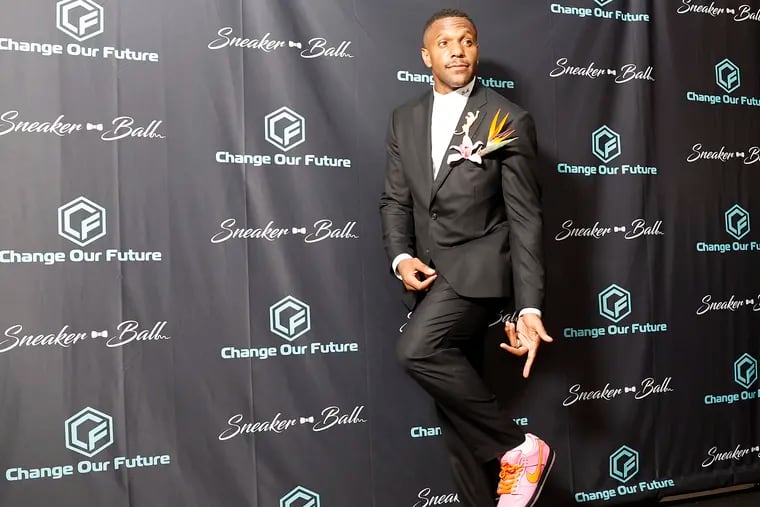 Rodney McLeod during his fourth annual Sneaker Ball, through his 'Change our Future' foundation at Vie by Cescaphe on June 20.