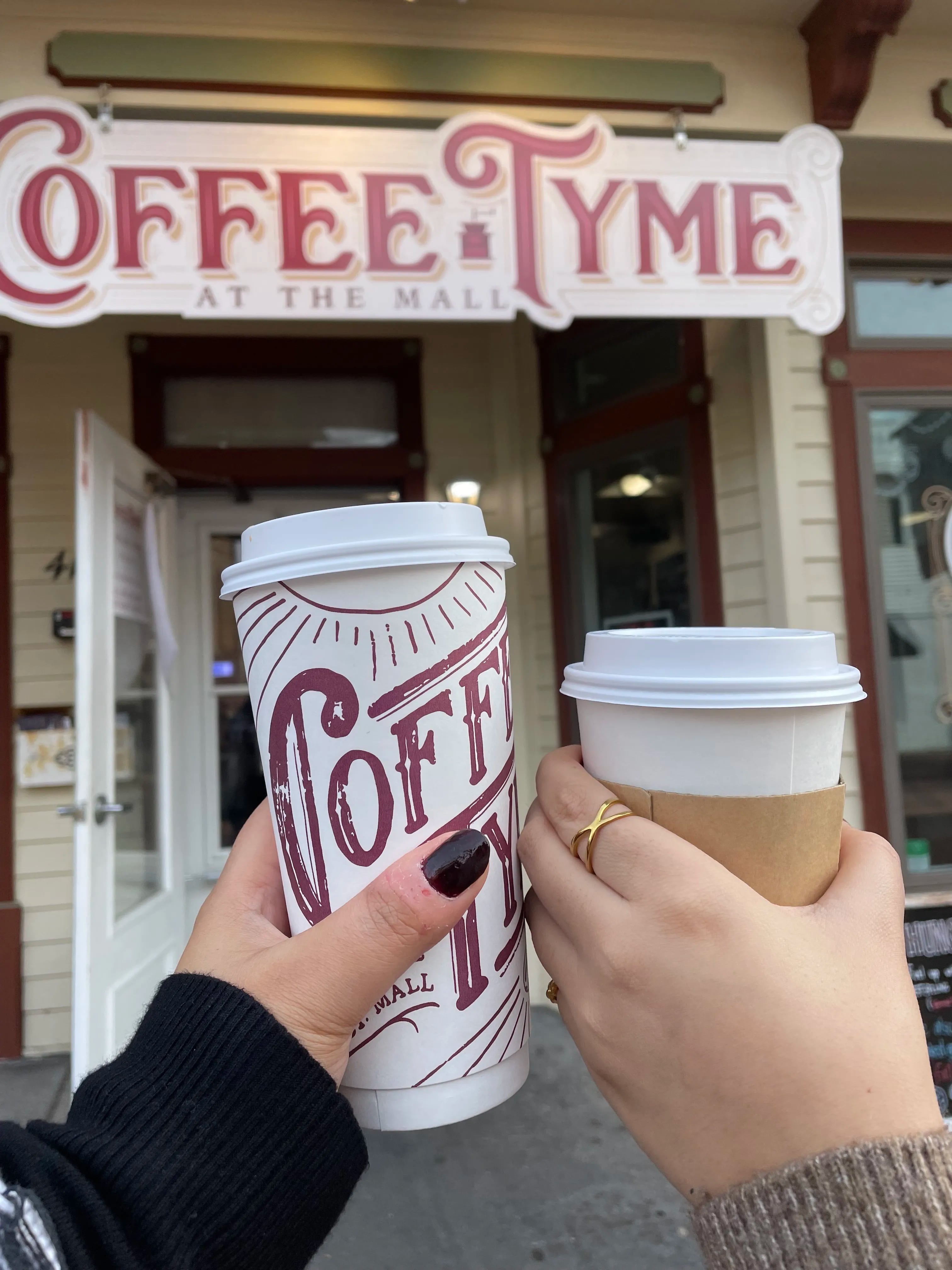 Coffee Tyme in Cape May offers lattes and frozen coffee.