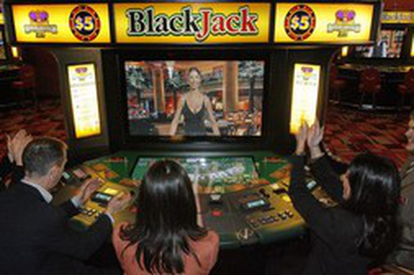 Blackjack arcade game